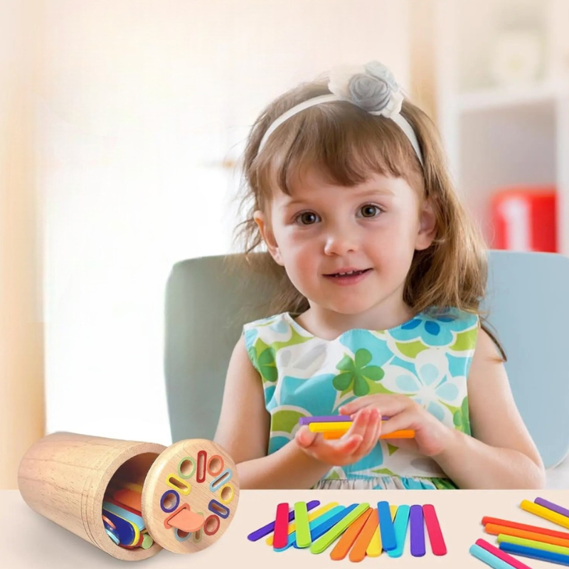 Wooden learning toy (2-5 years old)